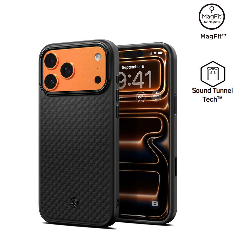 SPIGEN Enzo Aramid T Camera Control Button Cover (MagFit) MagSafe Compatible for iPhone 17 Pro Max Case