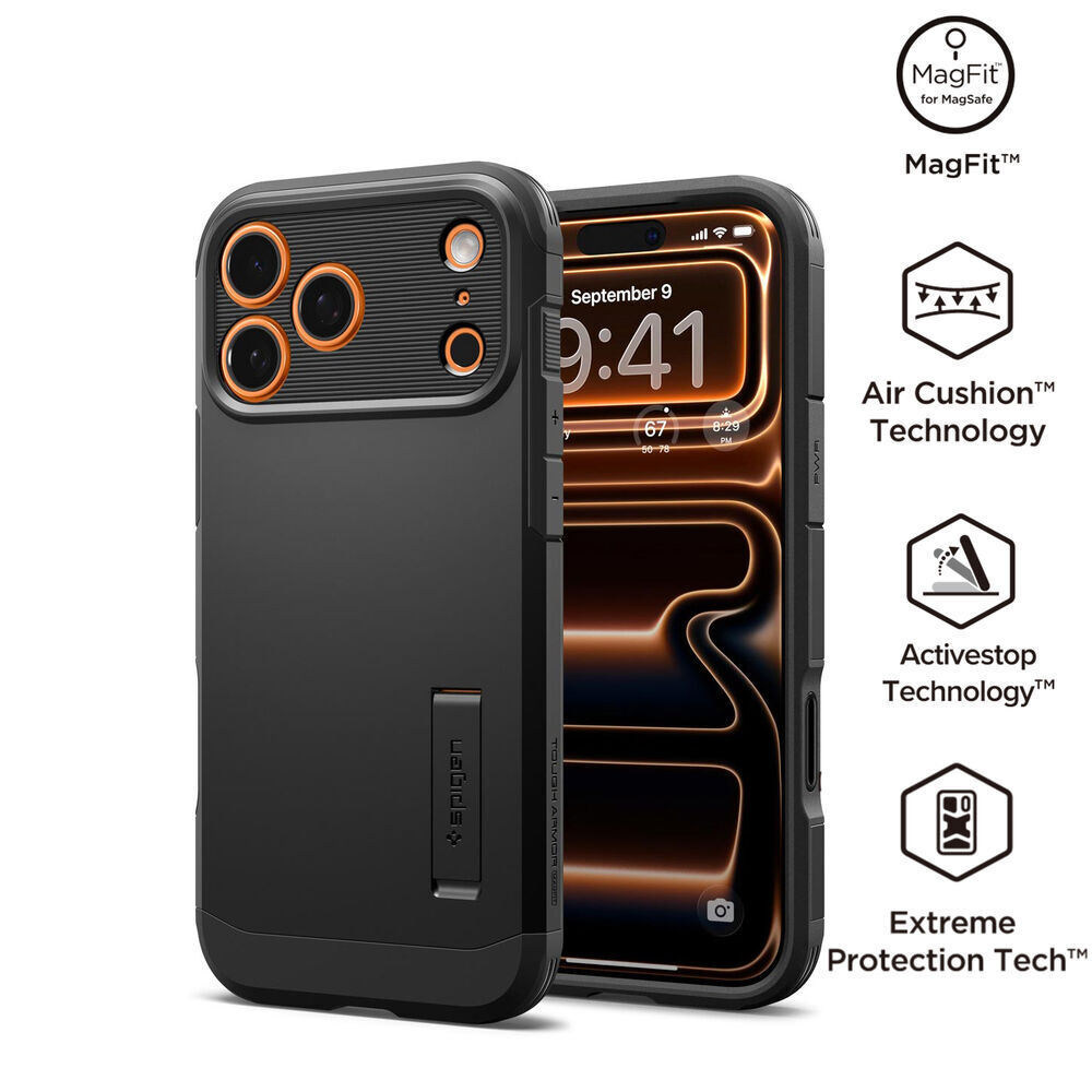 SPIGEN Tough Armor T Camera Control Button Cover (MagFit) MagSafe Compatible for iPhone 17 Pro Case