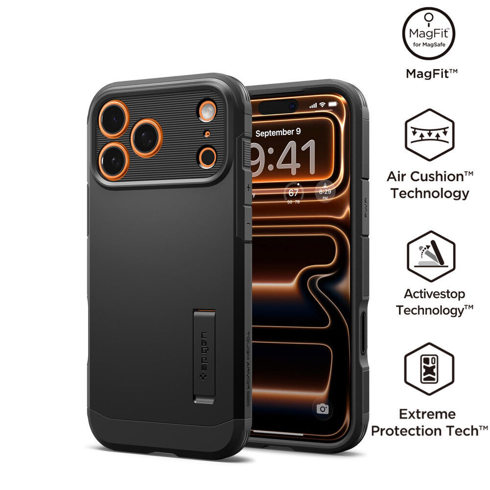 SPIGEN Tough Armor T Camera Control Button Cover (MagFit) MagSafe Compatible for iPhone 17 Pro Max Case