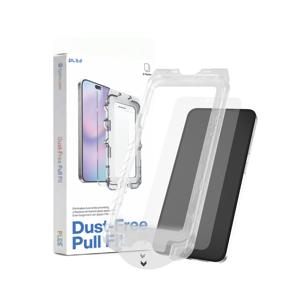 PLES Dust-Free Pull Fit 2PCS for Galaxy S26 Screen Protector