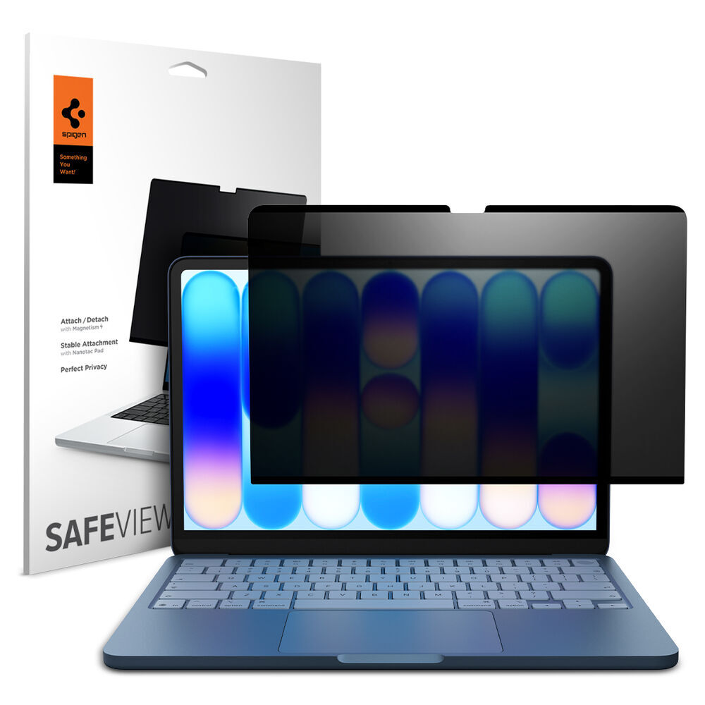 SPIGEN Safe View Magnetic Detachable Privacy Filter for MacBook Neo 13-inch 2026 Screen Protector