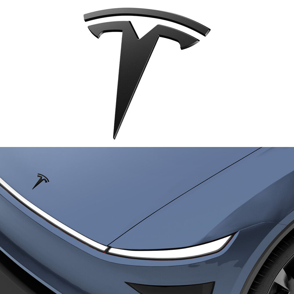 SPIGEN Front Emblem Logo Cover TD100B for Tesla Model Y Juniper (2025 - Current) / Model Y L (2026)