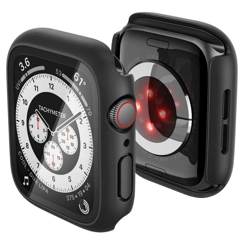 SPIGEN Thin Fit 360 Case with Screen Protector for Apple Watch Series SE3/SE2/6/SE/5/4 (44mm)