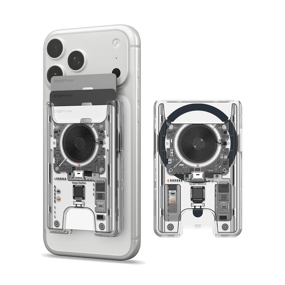 SPIGEN Ultra Hybrid (MagFit) MagSafe Compatible for MagSafe / iPhone / Pixelsnap Card Holder Wallet