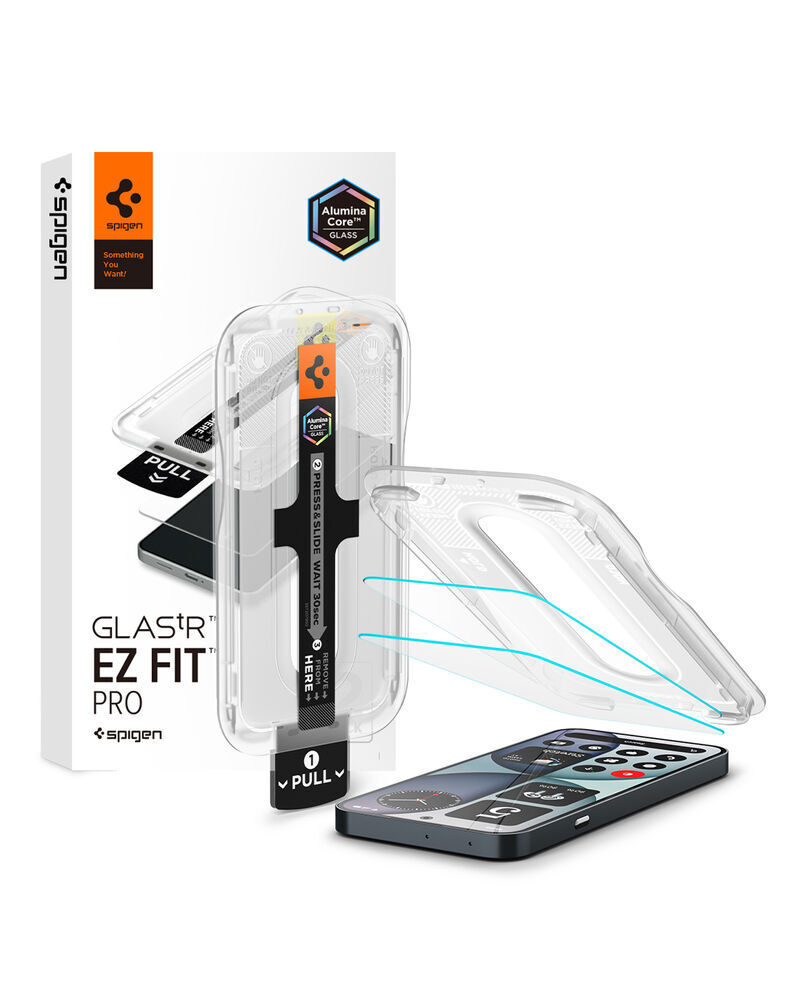 SPIGEN Glas.tR EZ Fit Pro 2PCS for Nothing Phone (4a) Screen Protector