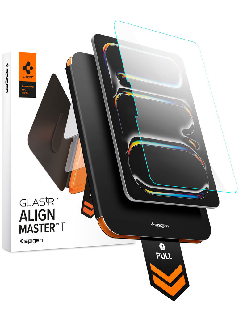 SPIGEN AlignMaster T Tempered Glass for iPad Pro 11-inch Screen Protector 2025/2024 (M5/M4)