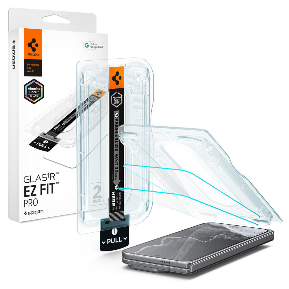 SPIGEN Glas.tR EZ Fit Pro 2PCS for Google Pixel 11 Pro Fold Screen Protector