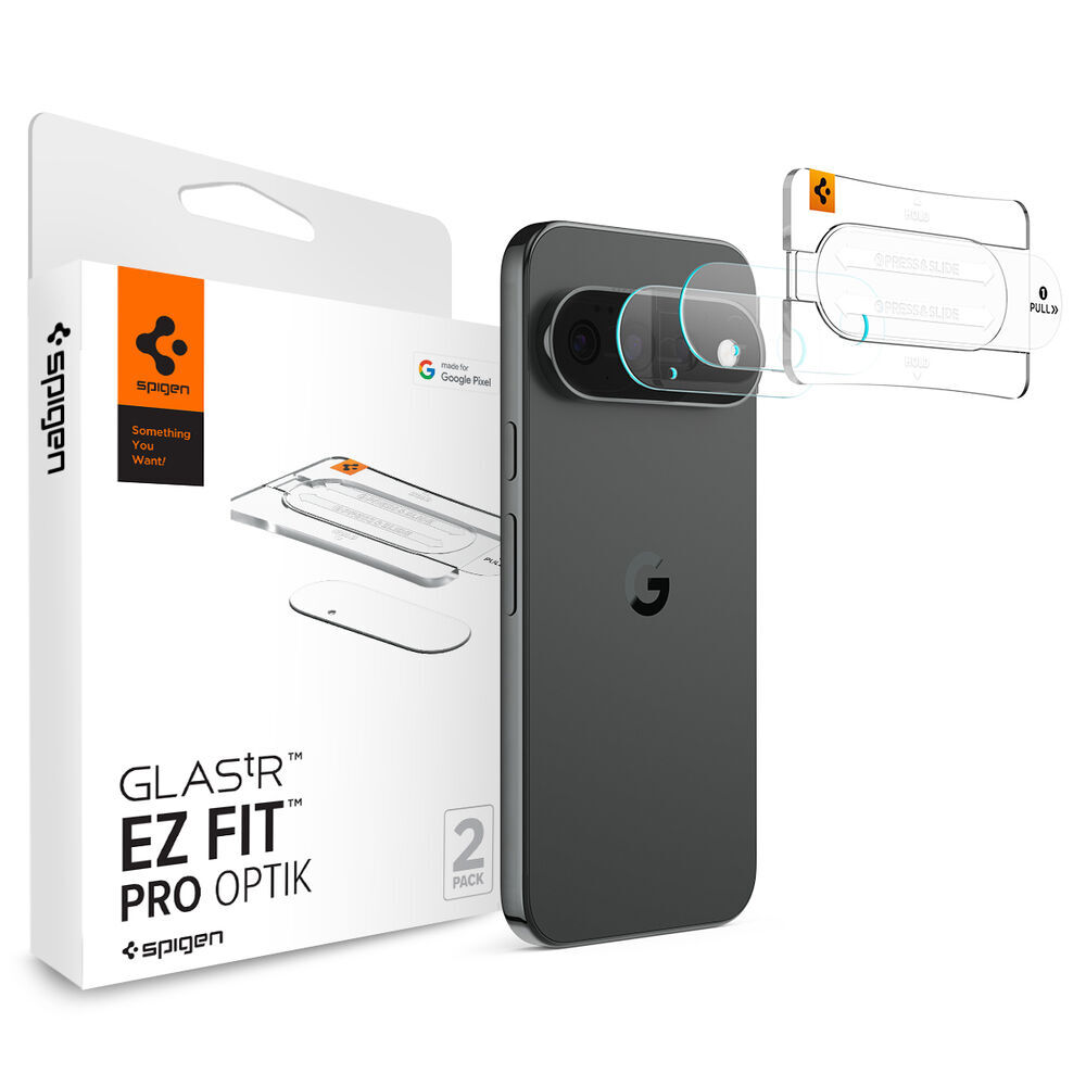 SPIGEN GLAS.tR EZ Fit Pro Optik 2PCS Glass for Google Pixel 11 Pro Camera Lens Glass Protector