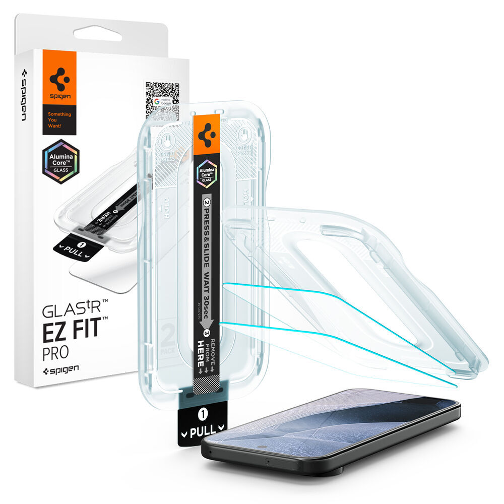 SPIGEN Glas.tR EZ Fit Pro 2PCS for Google Pixel 11 / 11 Pro Glass Screen Protector
