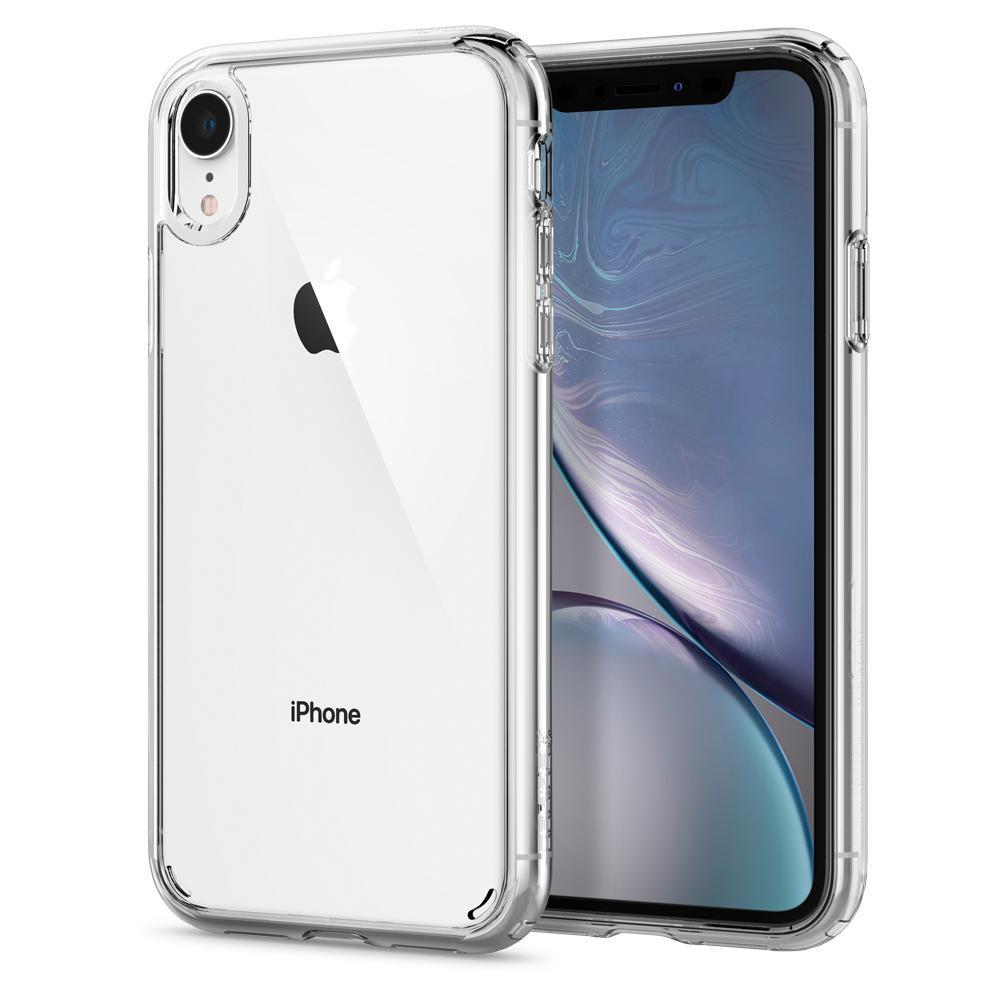 iPhone XR Case, Genuine SPIGEN Ultra Hybrid Bumper Hard Cover for Apple