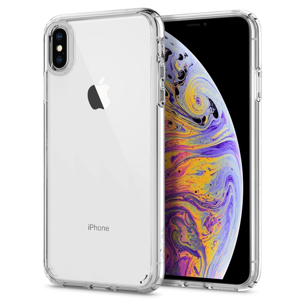 iPhone XS Max Case, Genuine SPIGEN Ultra Hybrid Bumper Hard Cover for Apple