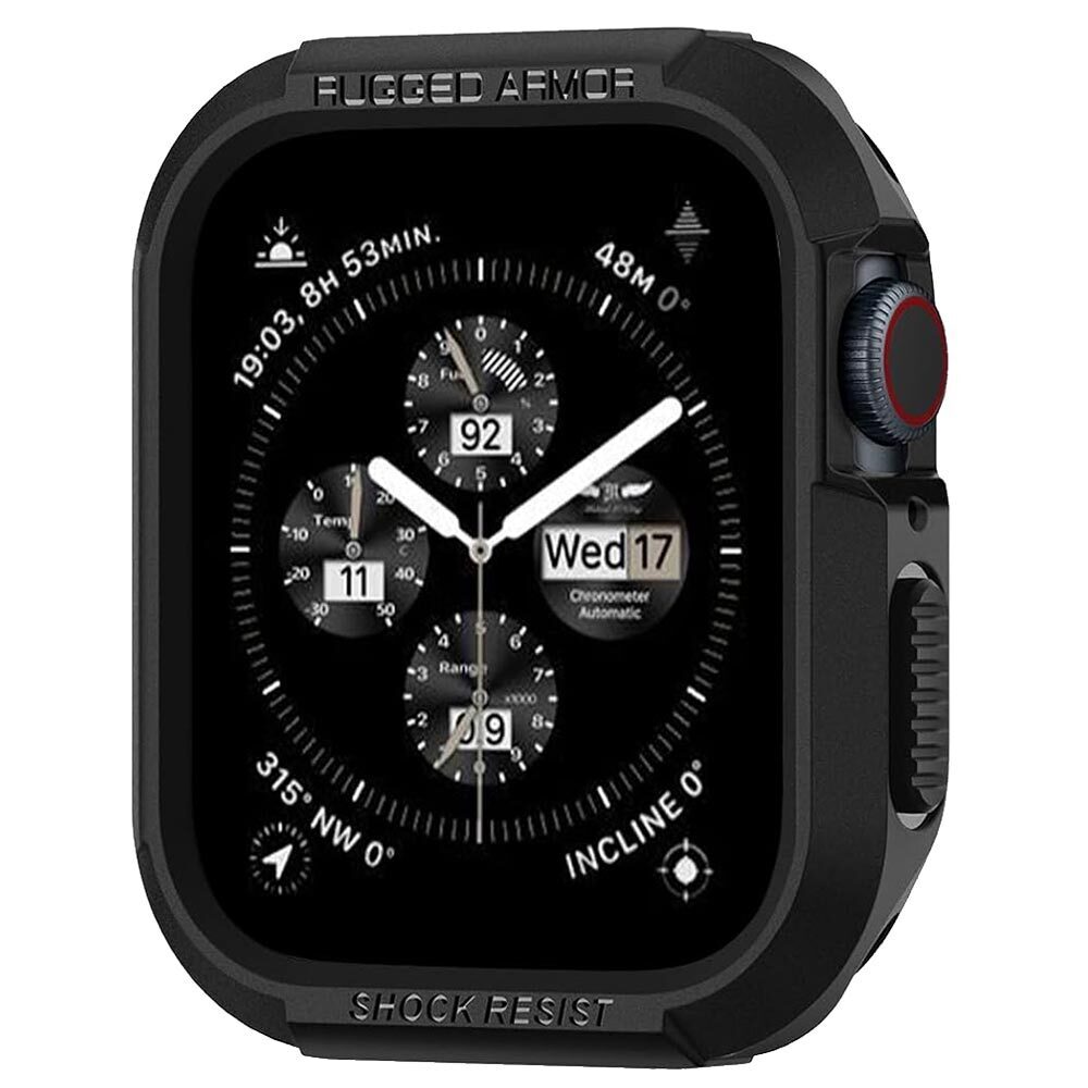 SPIGEN Rugged Armor Case for Apple Watch Series 9/8/SE2/7/6/SE/5/4 (45mm/44mm)