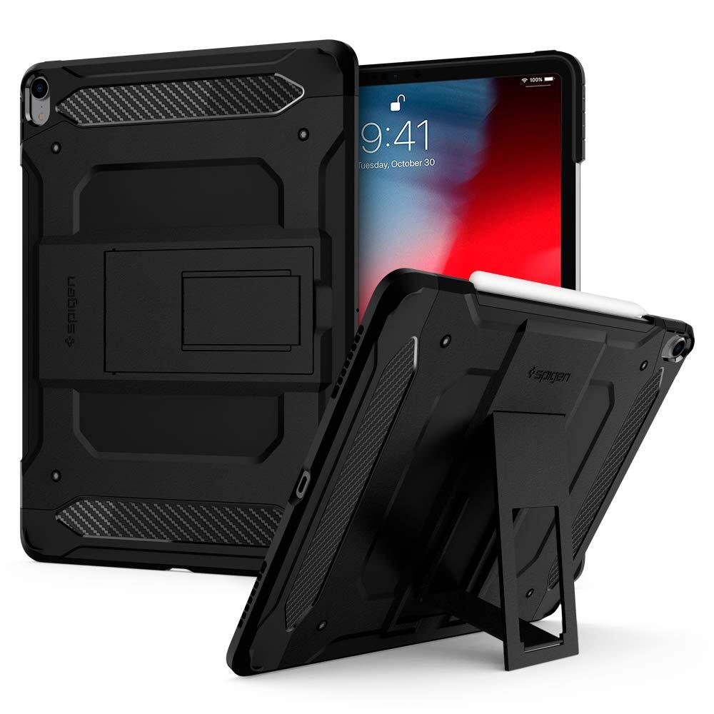 iPad Pro 12.9 2018 Case Genuine Spigen Heavy Duty Tough Armor Tech Cover Apple