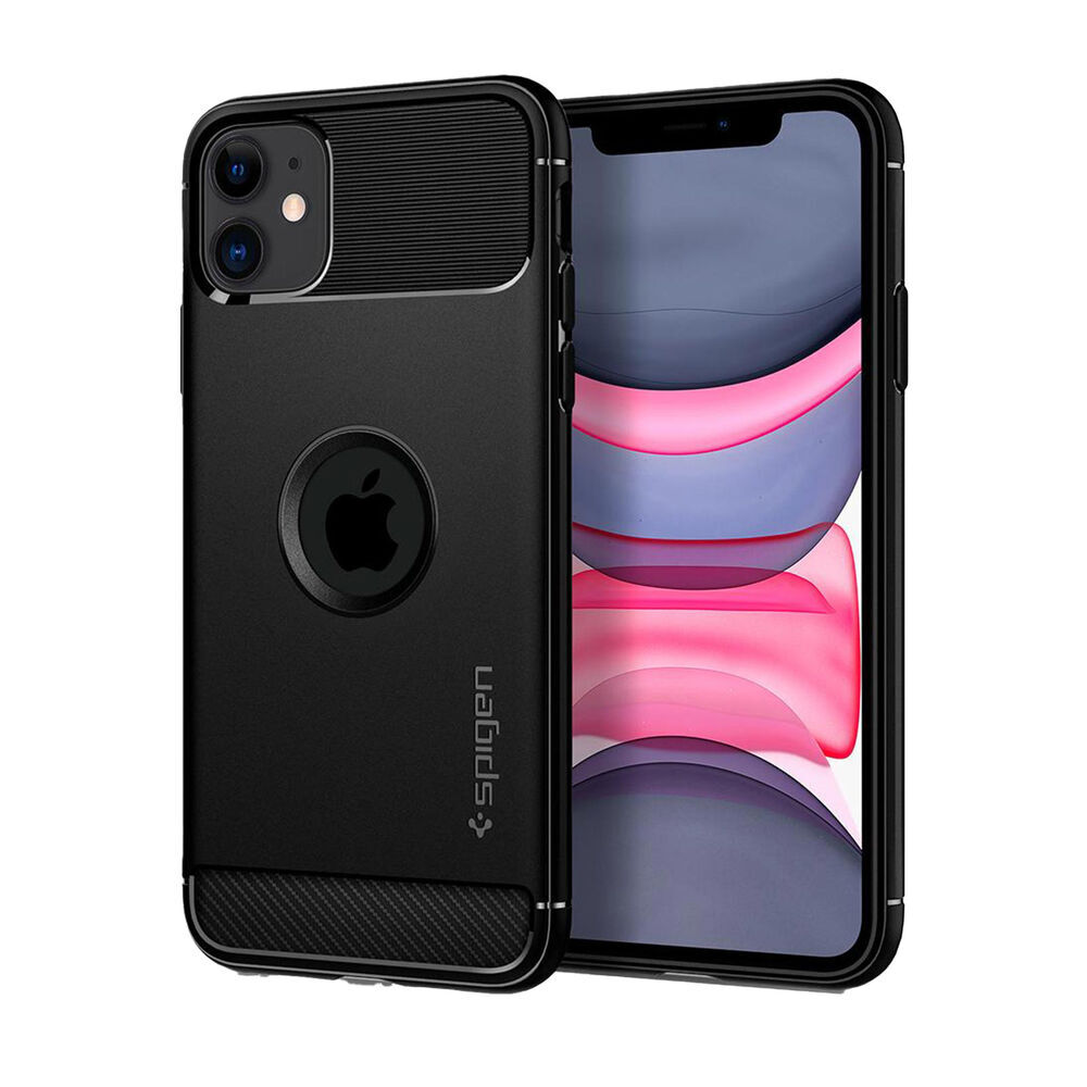 iPhone 11 Case, Genuine SPIGEN Rugged Armor Resilient Ultra Soft Cover for Apple