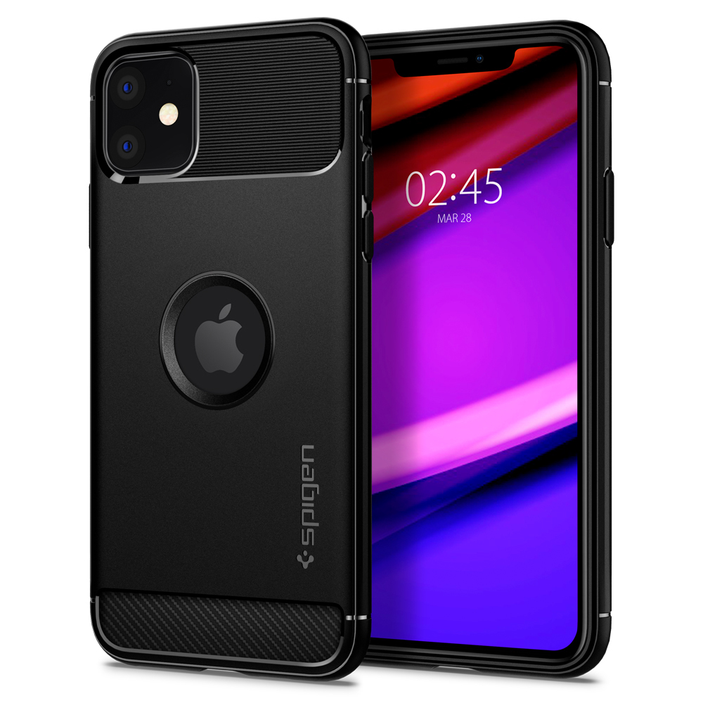 iPhone 11 Case, Genuine SPIGEN Rugged Armor Resilient Ultra Soft Cover for Apple