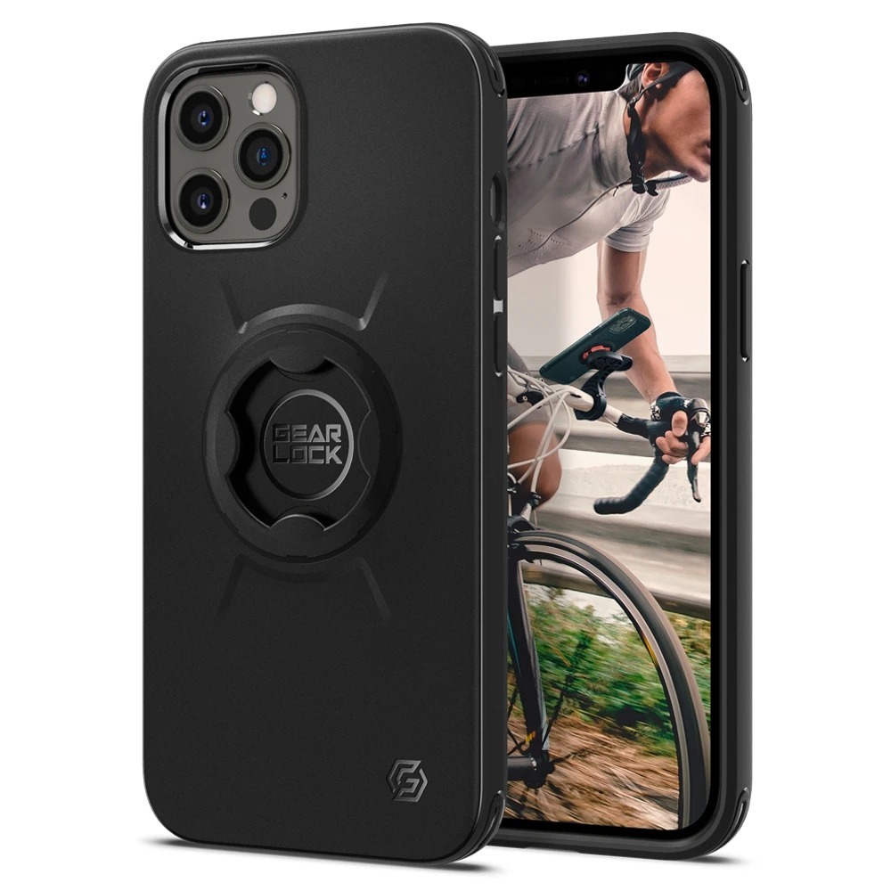 Genuine Spigen Gearlock GCF131 Tough Bike Mount Cover for Apple iPhone 12 Pro Max Case