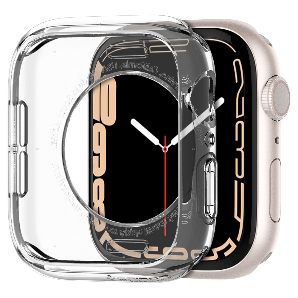 SPIGEN Liquid Crystal Case for Apple Watch Series SE3/9/8/SE2/7/6/SE/5/4 (45mm/44mm)