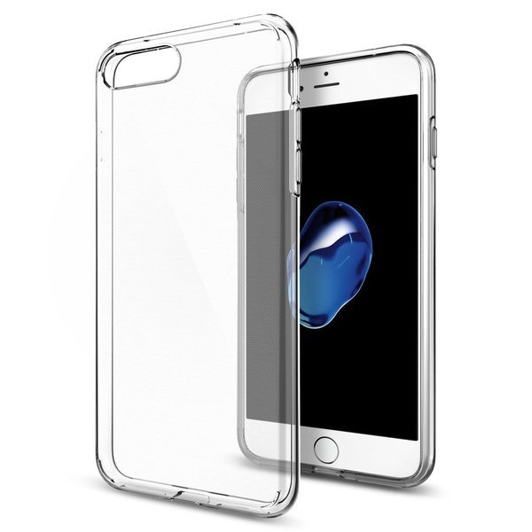 iPhone 7 Plus Case, Genuine SPIGEN Liquid Crystal Exact Fit Soft Cover for Apple