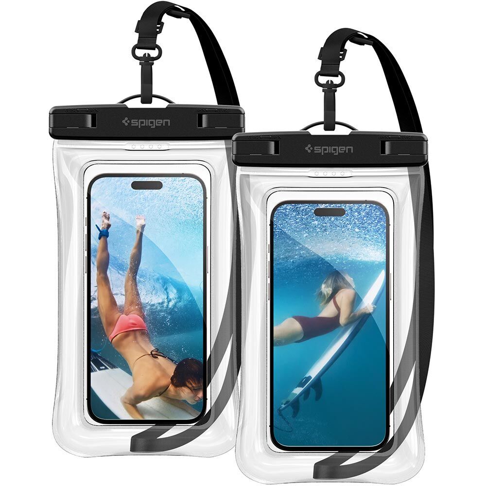 SPIGEN AquaShield A610 for Universal Waterproof Floating Phone Pouch Case 2PCS