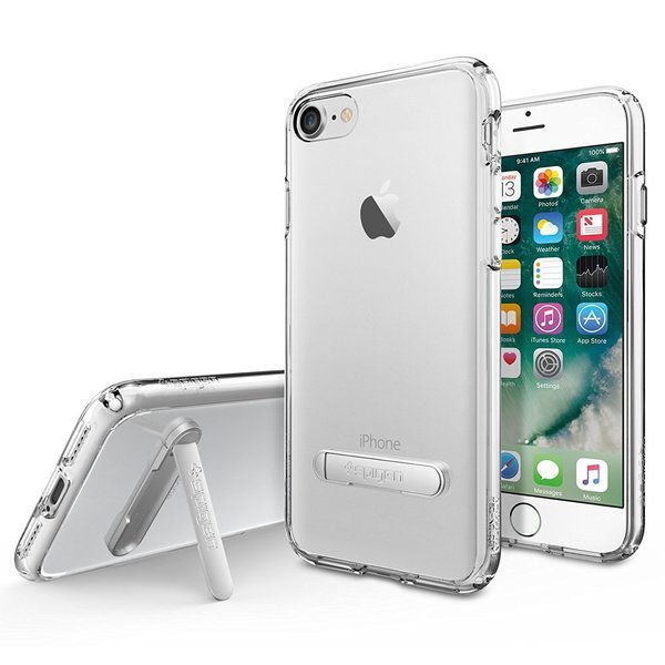 iPhone 7 Case, Genuine SPIGEN Ultra Hybrid S METAL KICKSTAND Cover for Apple