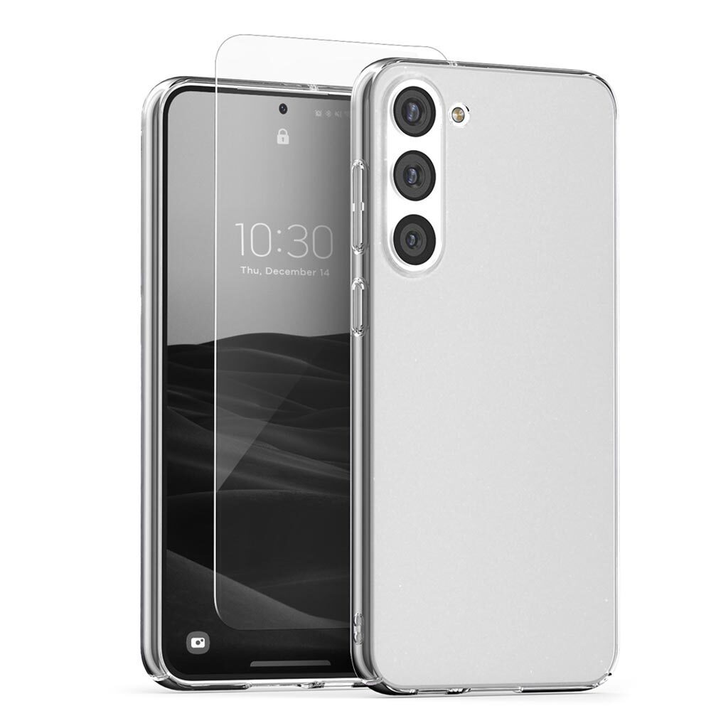 VRS DESIGN Skin Fit Case with Screen Protector for Galaxy S23 Plus