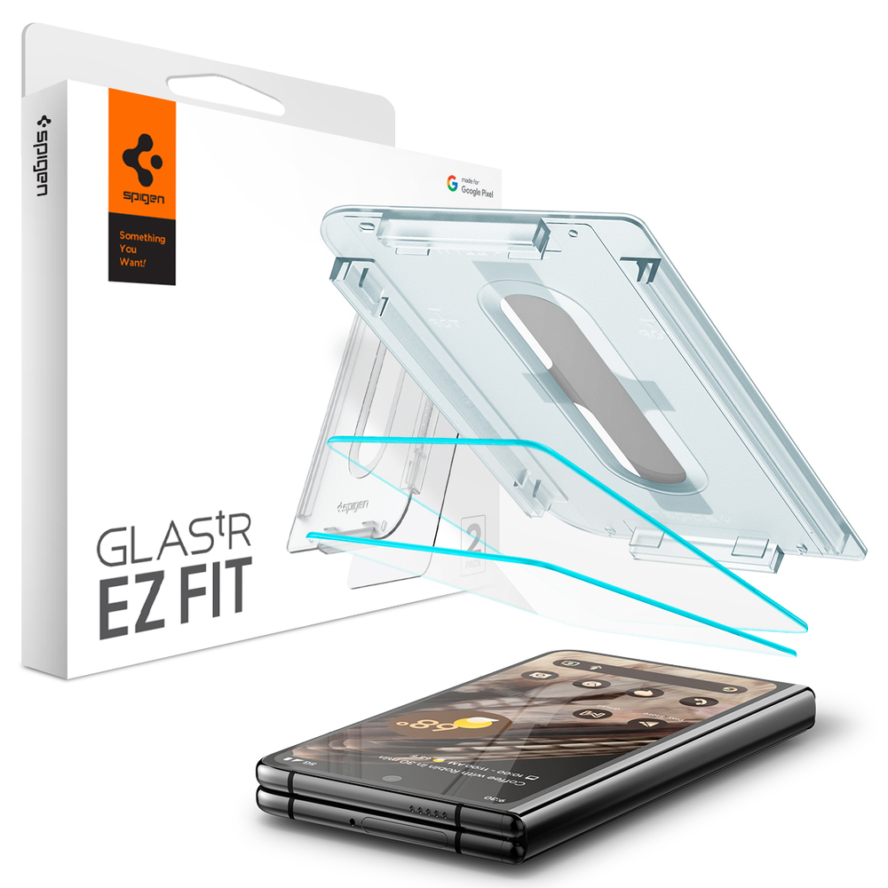 SPIGEN GLAS.tR EZ Fit 2PCS Glass Screen Protector for Google Pixel Fold