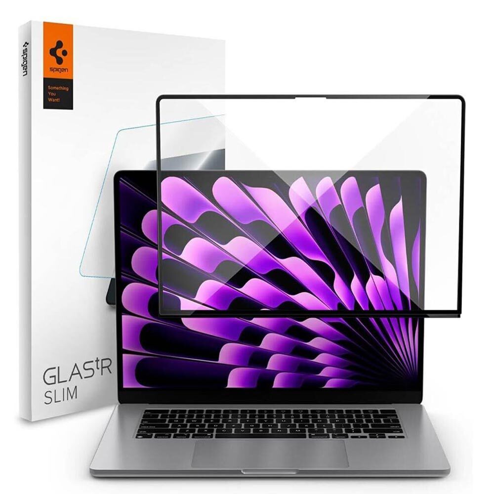 SPIGEN GLAS.tR Slim Glass Screen Protector for MacBook Air 15-inch M3 2024/ M2 2023