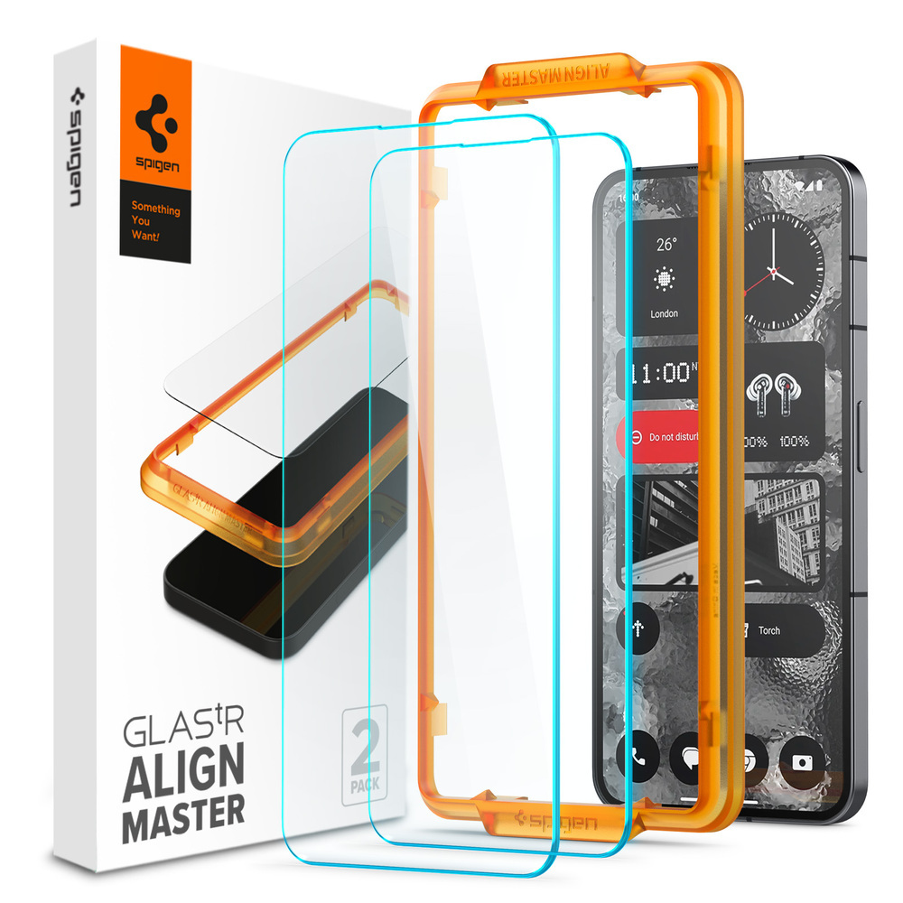 SPIGEN GLAS.tR AlignMaster 2PCS Glass Screen Protector for Nothing Phone (2)