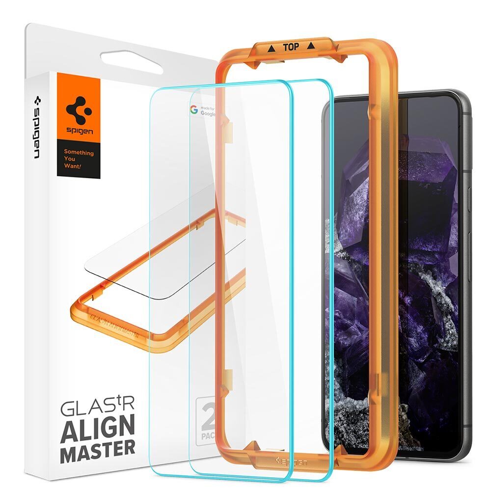 SPIGEN Glas.tR AlignMaster 2PCS Slim Glass Screen Protector for Google Pixel 8