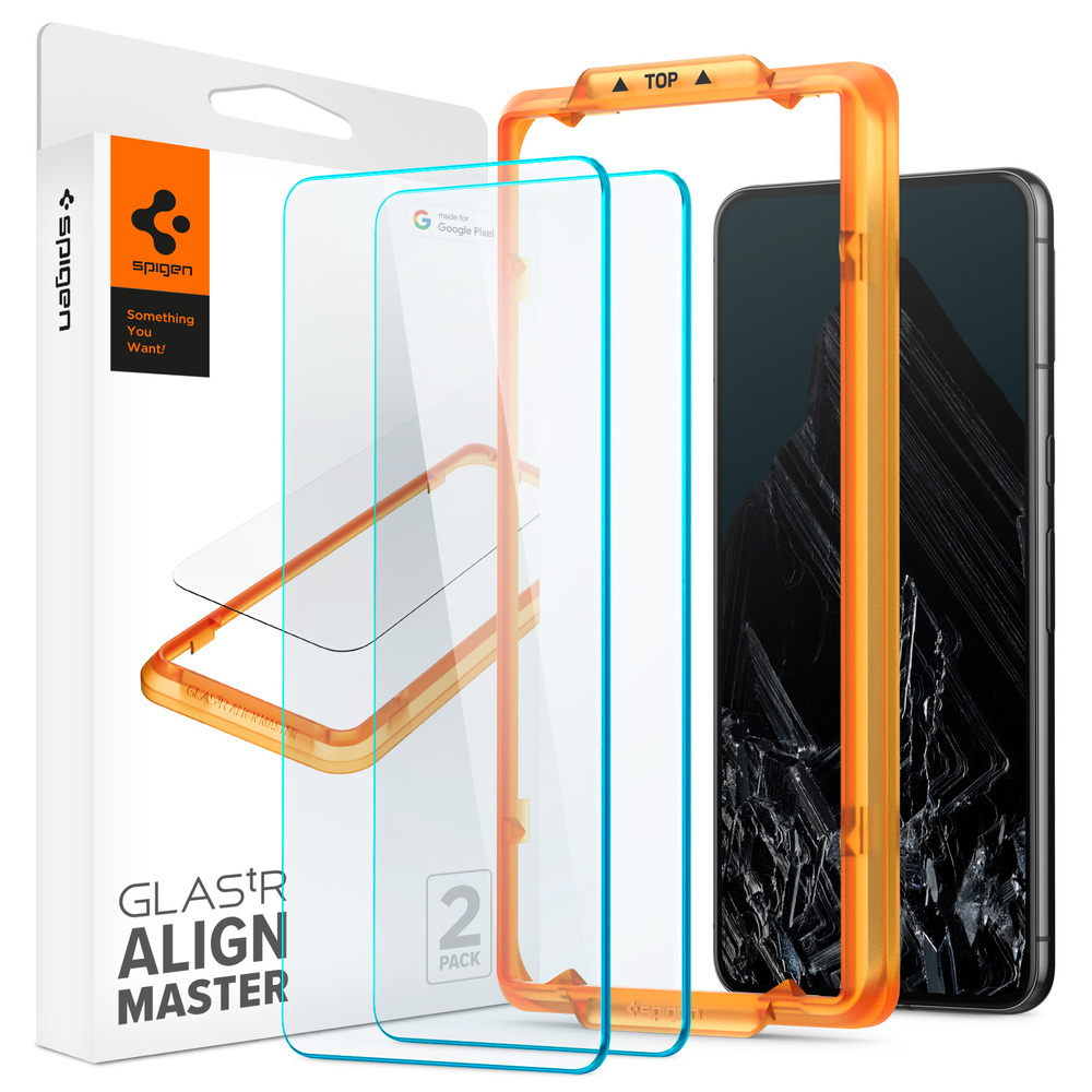 SPIGEN Glas.tR AlignMaster 2PCS Slim Glass Screen Protector for Google Pixel 8 Pro