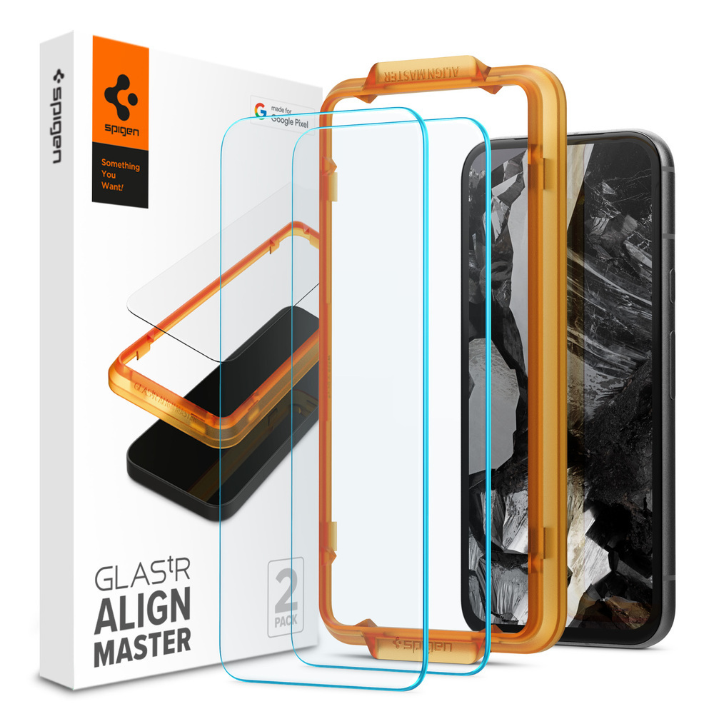 SPIGEN Glas.tR AlignMaster 2PCS Glass Screen Protector for Google Pixel 8a