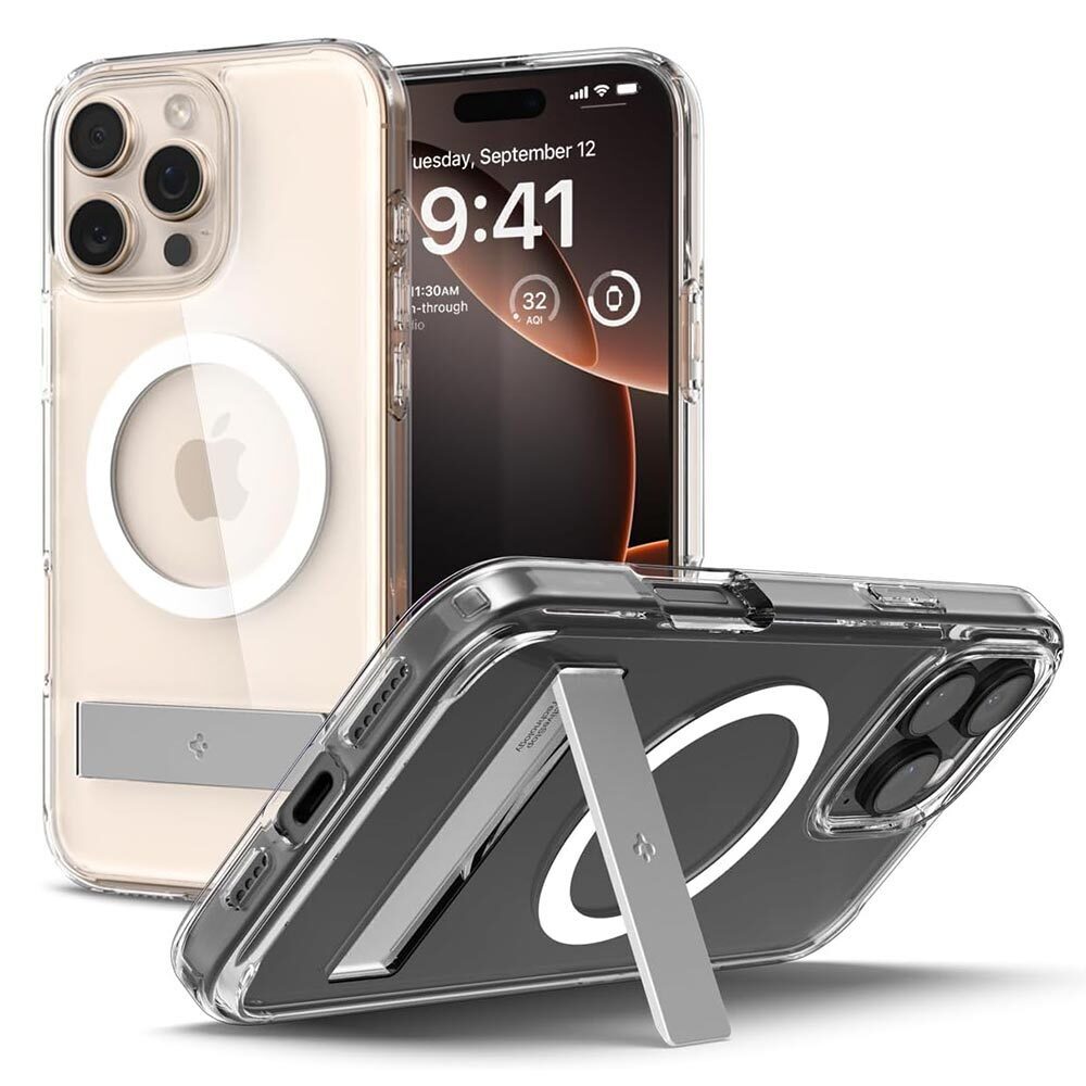SPIGEN Ultra Hybrid S (MagFit) MagSafe Compatible for iPhone 16 Pro Case