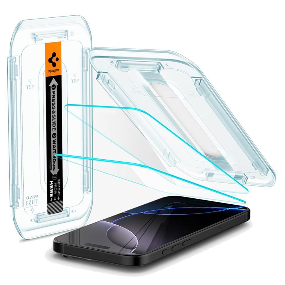 SPIGEN GLAS.tR EZ Fit 2 Pcs Glass for iPhone 16 Pro Max Screen Protector