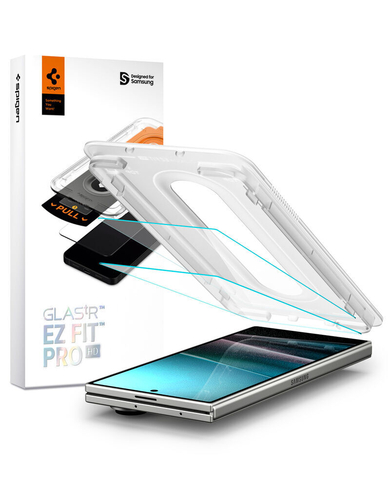 SPIGEN GLAS.tR EZ Fit Pro HD 2PCS Glass for Galaxy Z Fold 7 Screen Protector