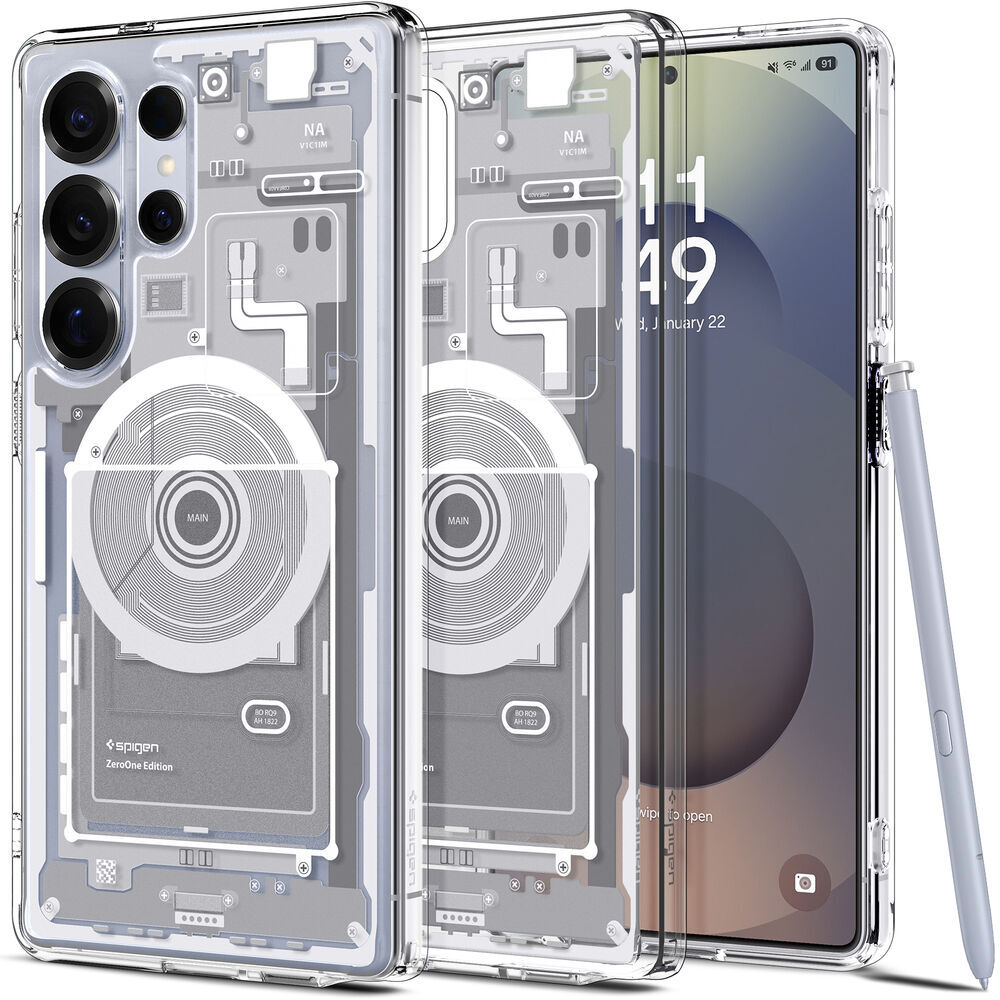 SPIGEN Ultra Hybrid (MagFit) Zero One Qi2 Ready MagSafe Compatible for Galaxy S25 Ultra Case