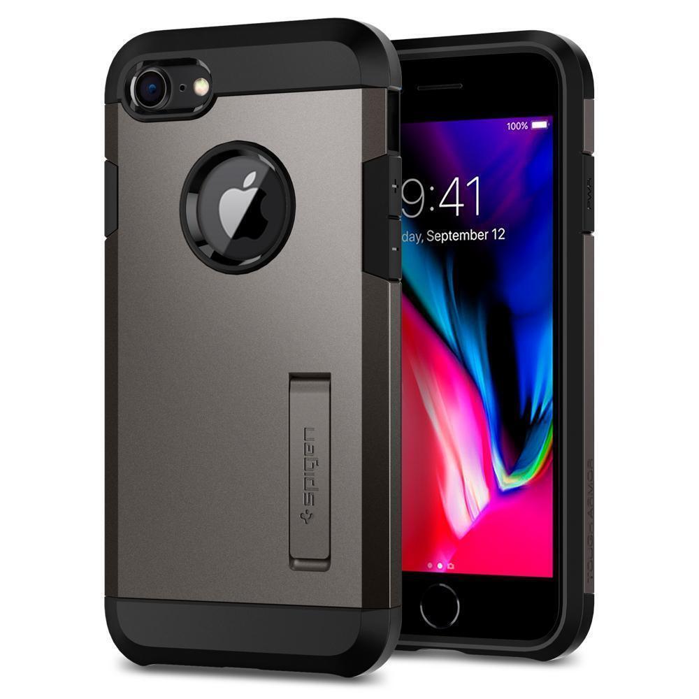 iPhone 8 Case, Genuine SPIGEN Heavy Duty Tough Armor 2 Hard Cover for Apple