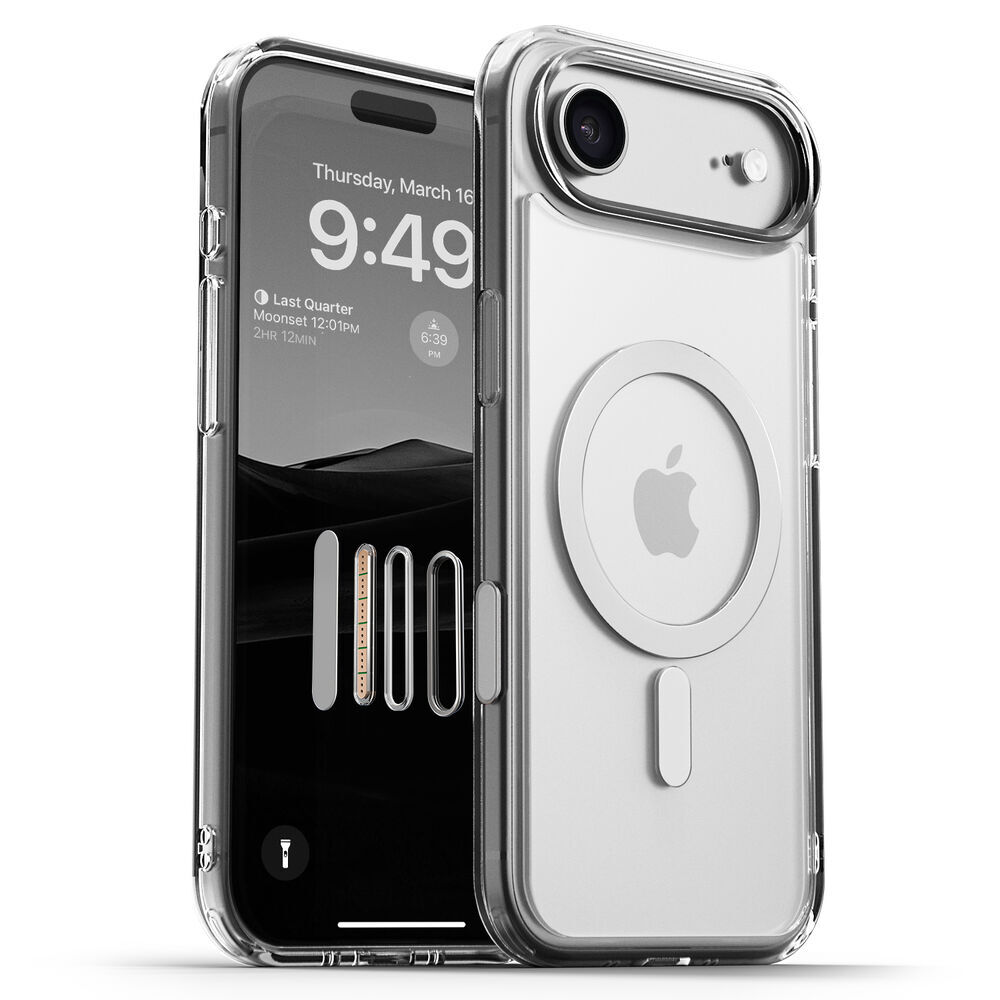 VRS DESIGN Magsafe Crystal Mixx Camera Control Button MagSafe Compatible Cover for iPhone Air Case