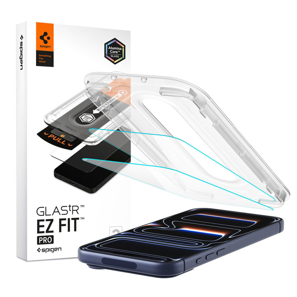 SPIGEN GLAS.tR EZ Fit Pro 2PCS for iPhone 17 Pro Max/16 Pro Max Glass Screen Protector