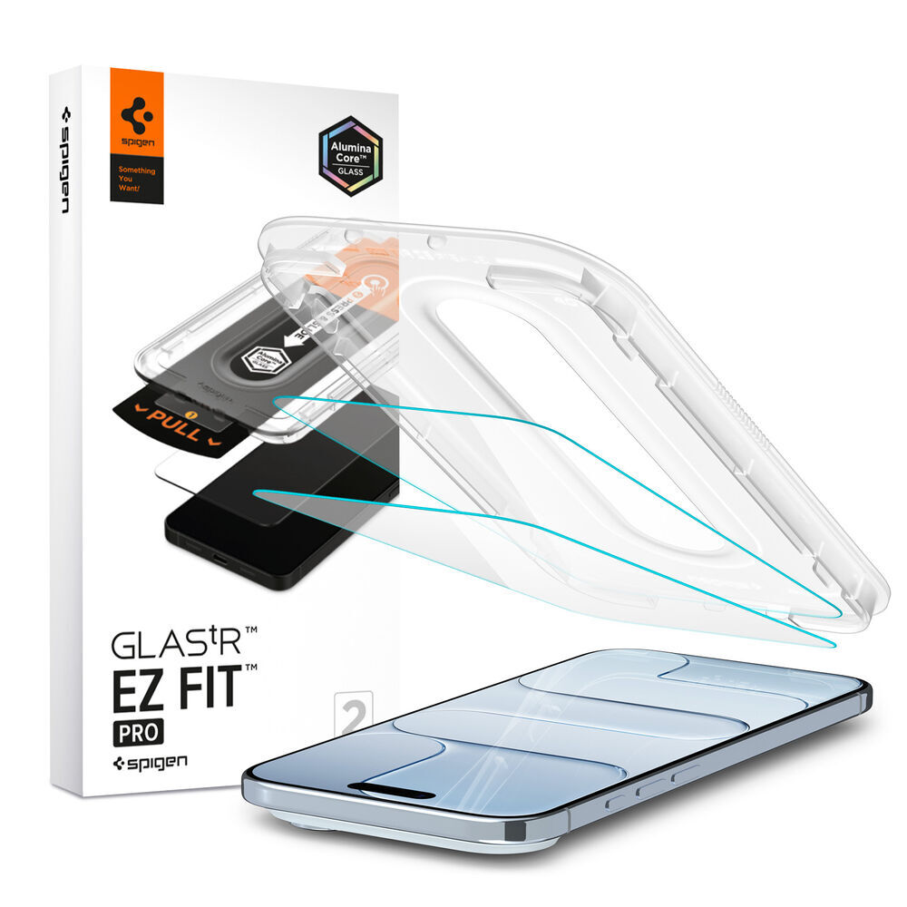 SPIGEN GLAS.tR EZ Fit Pro 2PCS for iPhone Air Glass Screen Protector