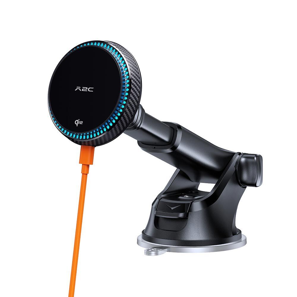 A2C Qi2 Wireless MagSafe Charger Dashboard Car Mount for MagSafe Case / iPhone MagSafe Series