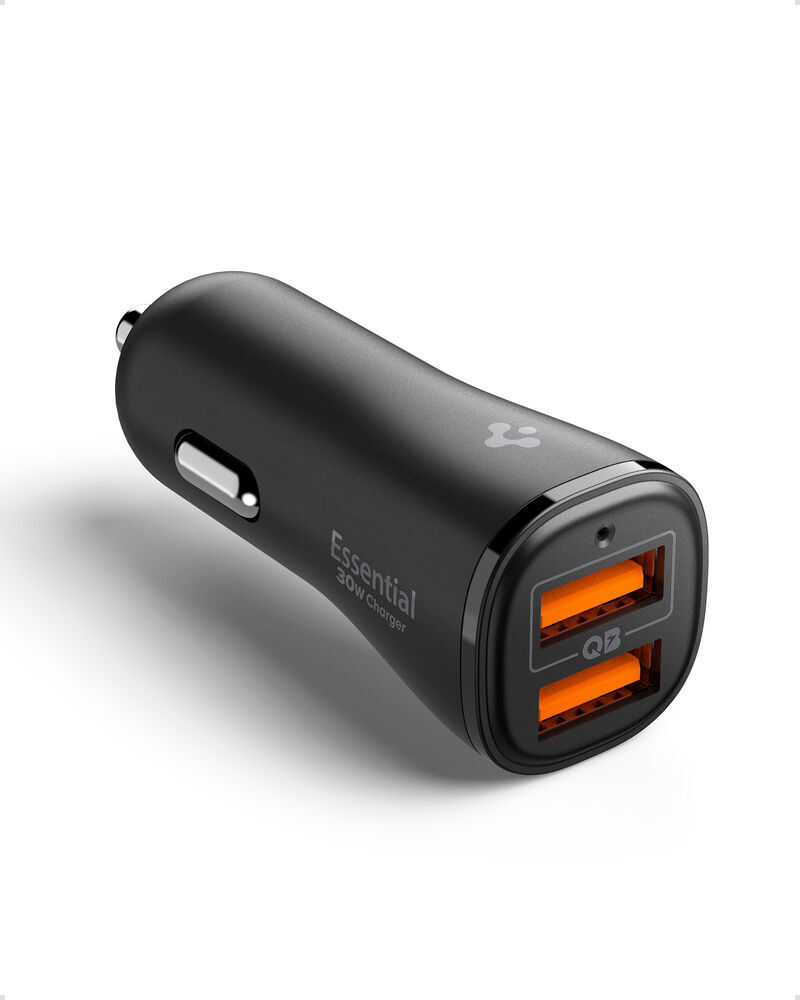 SPIGEN Essential USB-A 30W EV302 2 Ports Car Charger for Universal