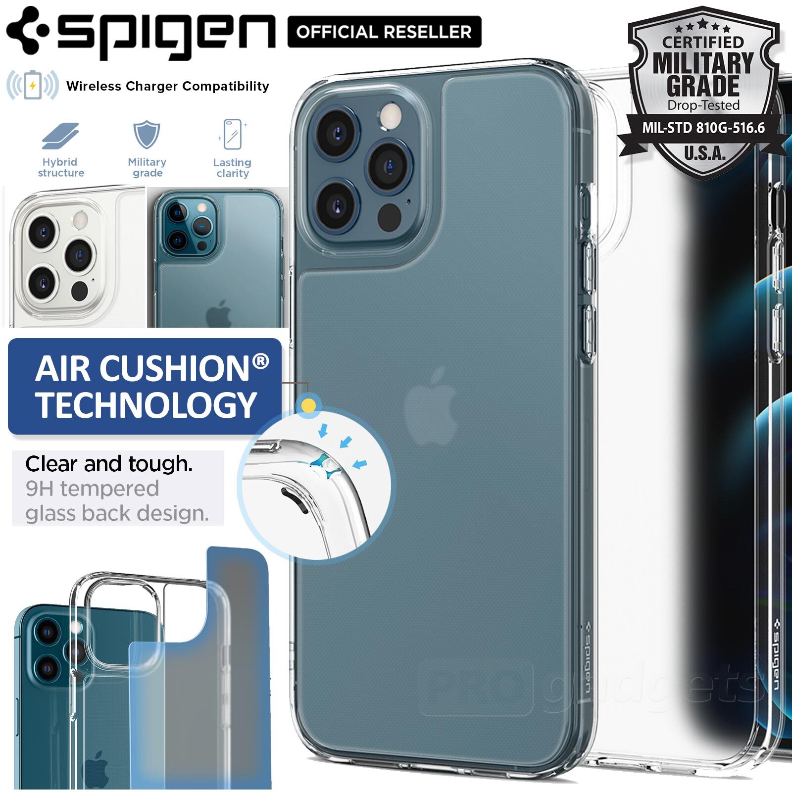 iPhone 13 Series Quartz Hybrid Case -  Official Site – Spigen Inc