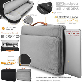Genuine tomtoc 15-15.6" Protective Laptop Briefcase Bag for HP/Dell/Asus/Macbook