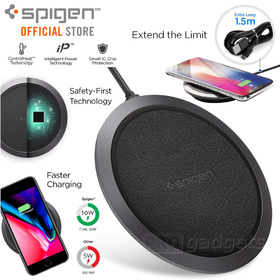 Fast Qi Wireless Charger Pad, Spigen SLIM F308W for Mobile Phones Universal iPhone Galaxy