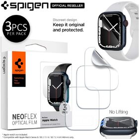 Apple Watch Series 7/6/5/4/SE Screen Protector, Genuine SPIGEN Neo Flex Film 3PCS for 41/40mm