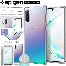 Galaxy Note 10 Case, Genuine SPIGEN Slim Liquid Crystal Soft Cover for Samsung