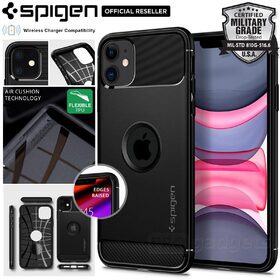 iPhone 11 Case, Genuine SPIGEN Rugged Armor Resilient Ultra Soft Cover for Apple