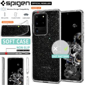 Galaxy S20 Ultra 5G Case, Genuine SPIGEN Liquid Crystal Glitter Slim Soft Cover for Samsung