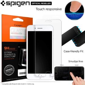 SPIGEN GLAS.tR Slim Screen Protector for iPhone SE 2022 / SE 2020 / 8 / 7