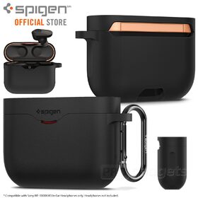 Genuine Spigen Silicone Fit Slim Soft Shockproof Cover for Sony WF-1000XM3 Case